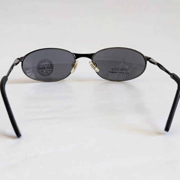NWT Vintage 90's Mid Rectangle Metal Sport Sunglasses (D. Gunmetal) - Picture 4 of 5